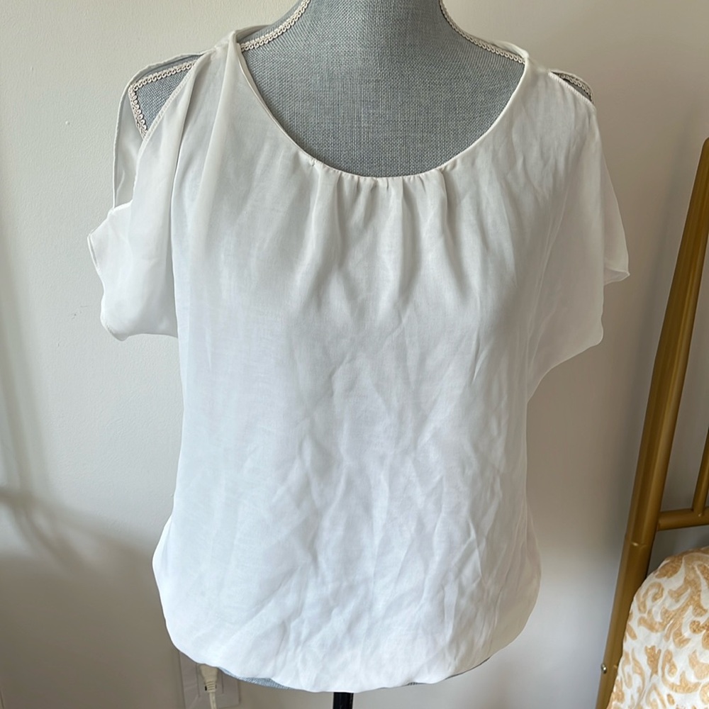 Calvin Klein cold shoulder top